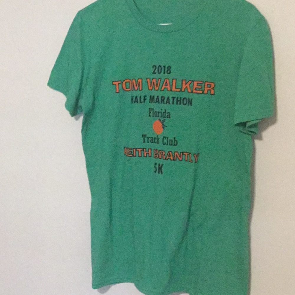 Florida Track Club colorful race tee shirt, size men’s medium.